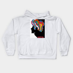 Bowie Portrait/Milton Glaser Tribute Kids Hoodie